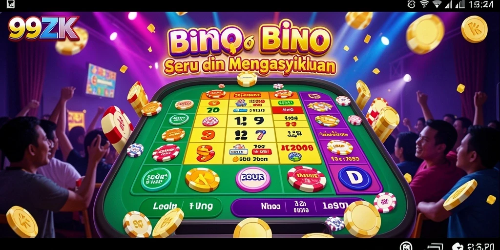 Tampilan gameplay seru di 99ZK dengan variasi Bingo.