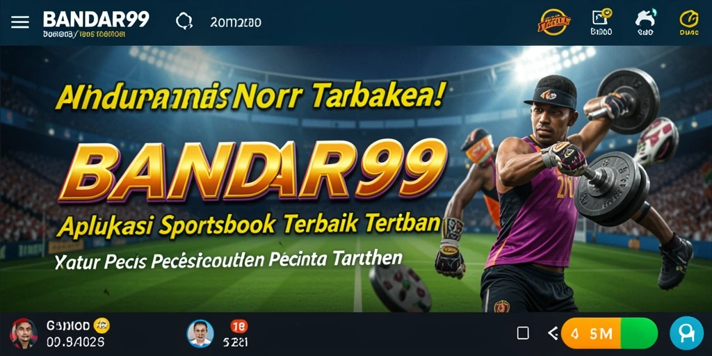 Tampilan gameplay bandar taruhan yang menarik dan informatif.