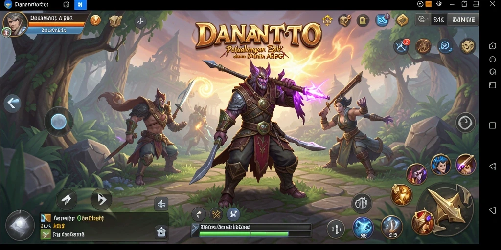 Gameplay mendebarkan dalam petualangan ARPG.