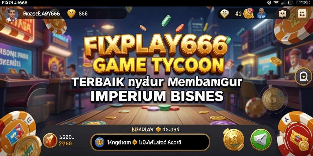 Tampilan gameplay FIXPLAY666 yang menarik dengan skenario Tycoon.