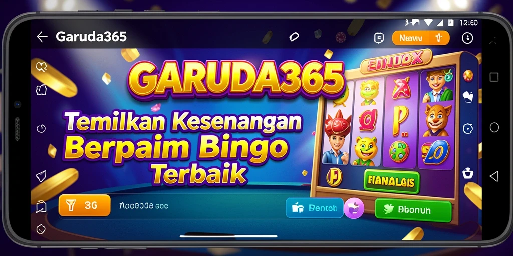 Tampilan gameplay Bingo yang seru di GARUDA365.