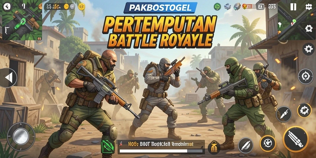 Tangkapan layar gameplay <strong>PAKBOSTOGEL</strong> yang menampilkan aksi pertempuran yang mendebarkan.