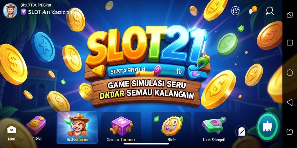 Tampilan gameplay menarik dari SLOT21 dengan berbagai slot yang tersedia.