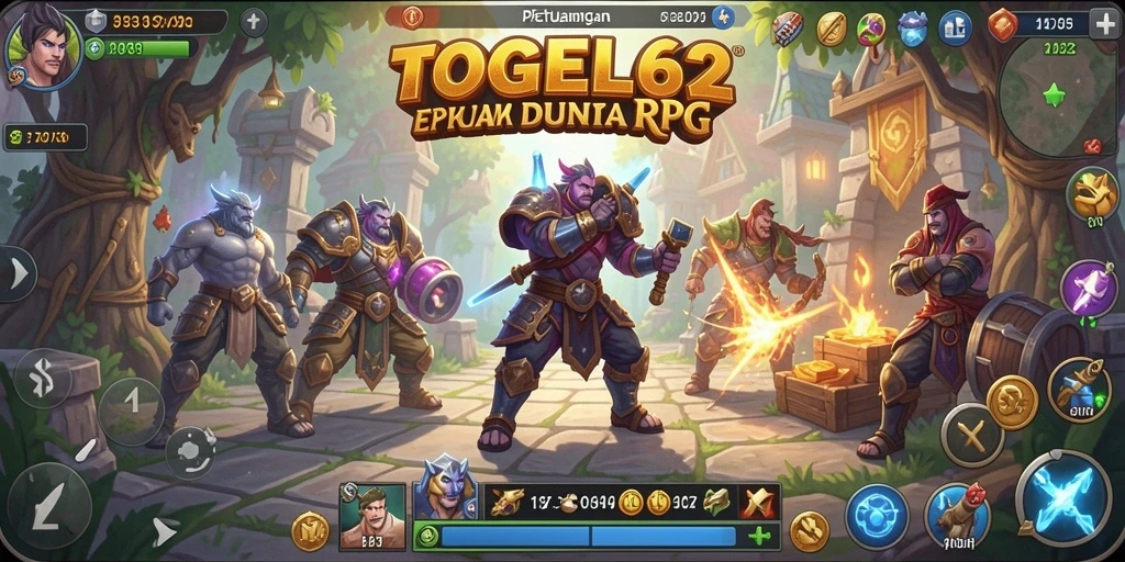 Tampilan gameplay TOGEL62 yang menarik di dunia RPG.