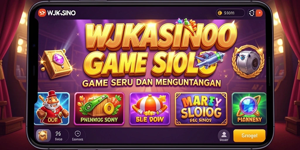 Gameplay seru dan menarik di WJKASINO dengan berbagai tema slot.
