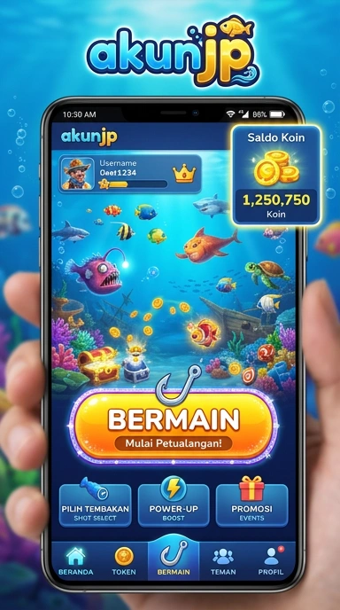 Proses pengunduhan cepat aplikasi akunjp di perangkat Android.